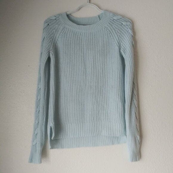 SO women's (juniors) size XS light blue sweater - Picture 1 of 13